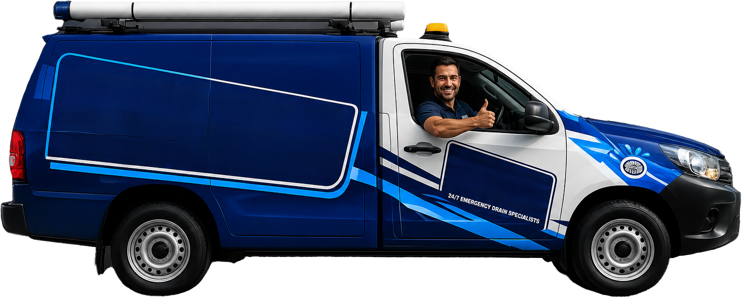 Double Bay Blocked Drains service van