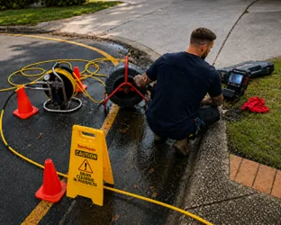 On-site drain inspection at a Double Bay property
